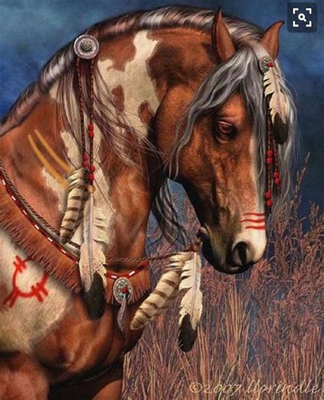 american indian horse art